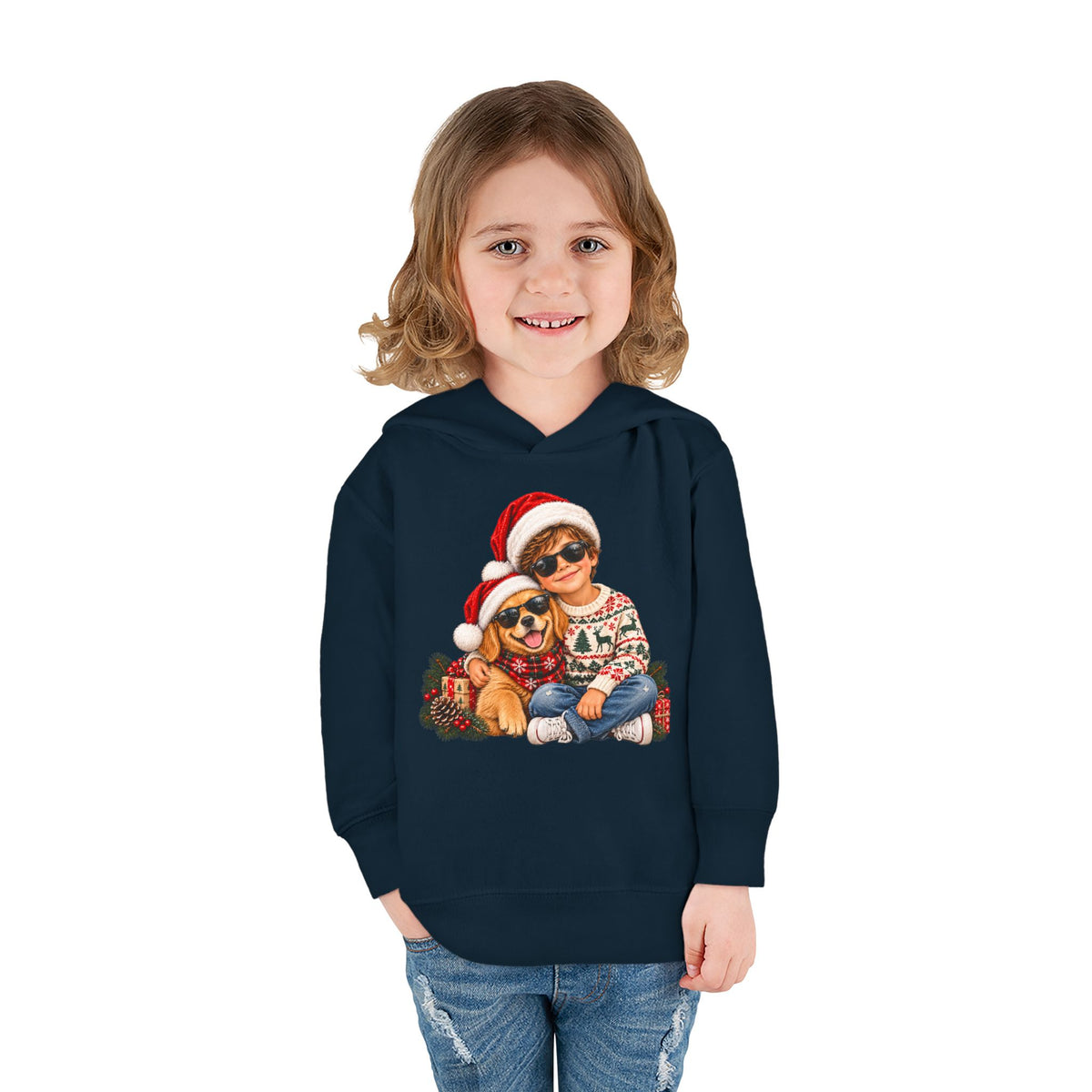 Toddler Christmas Family Bear Pullover Hoodie