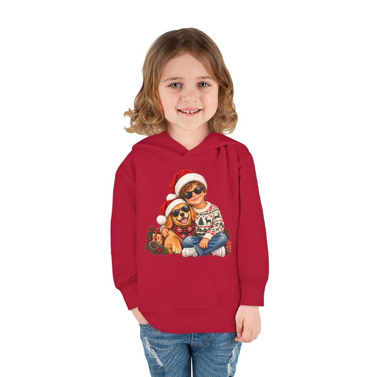 Toddler Christmas Family Bear Pullover Hoodie