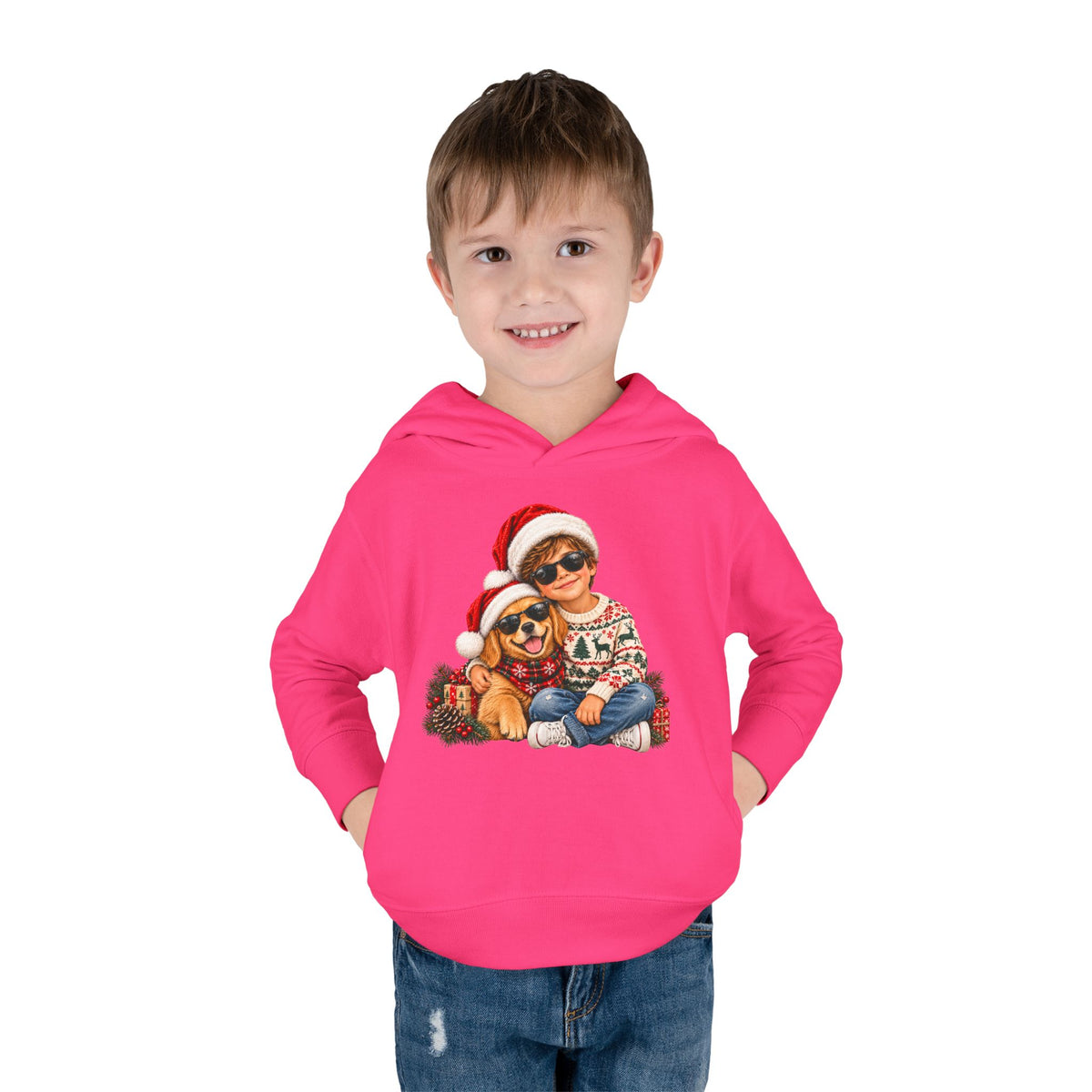 Toddler Christmas Family Bear Pullover Hoodie