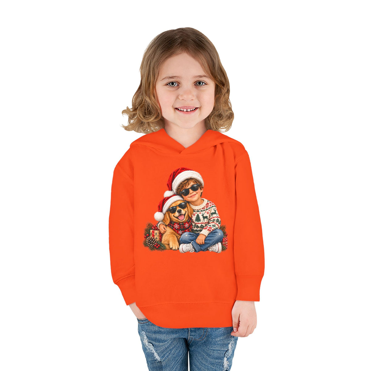 Toddler Christmas Family Bear Pullover Hoodie