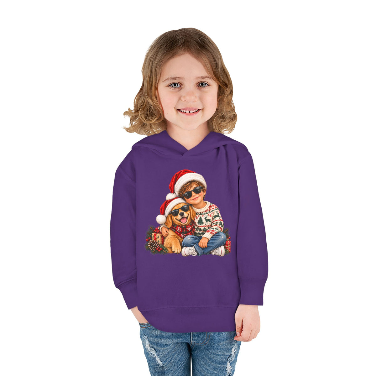 Toddler Christmas Family Bear Pullover Hoodie