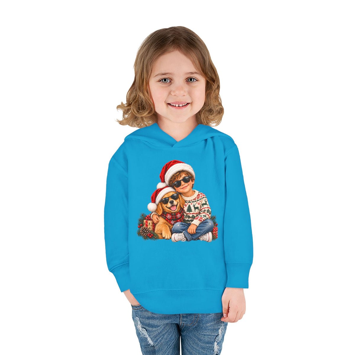 Toddler Christmas Family Bear Pullover Hoodie