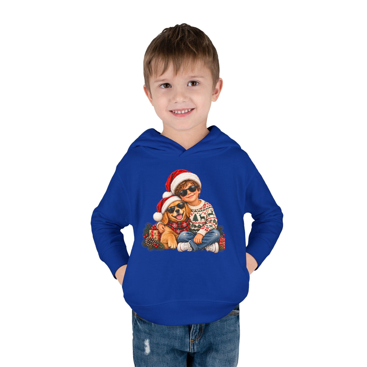 Toddler Christmas Family Bear Pullover Hoodie