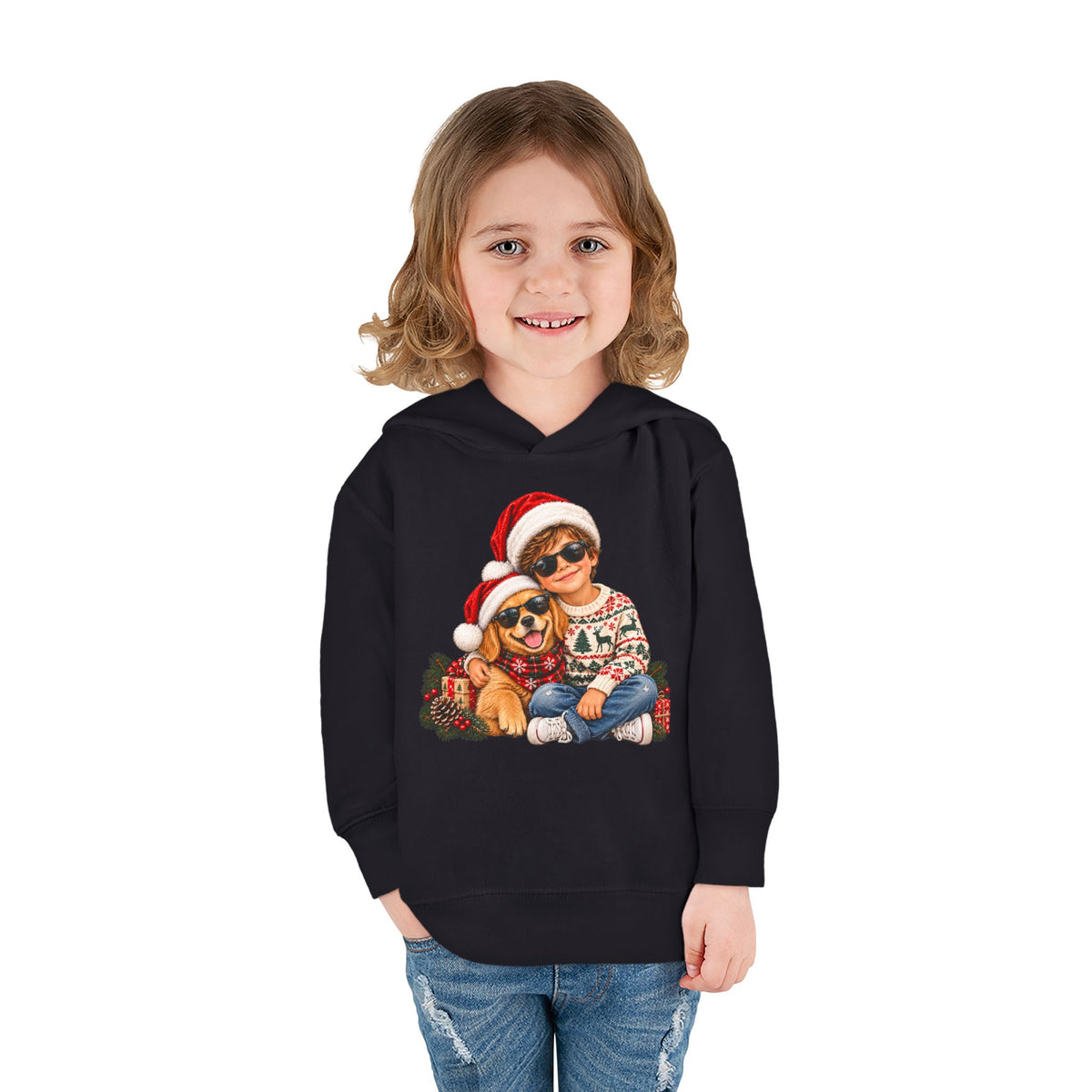 Toddler Christmas Family Bear Pullover Hoodie