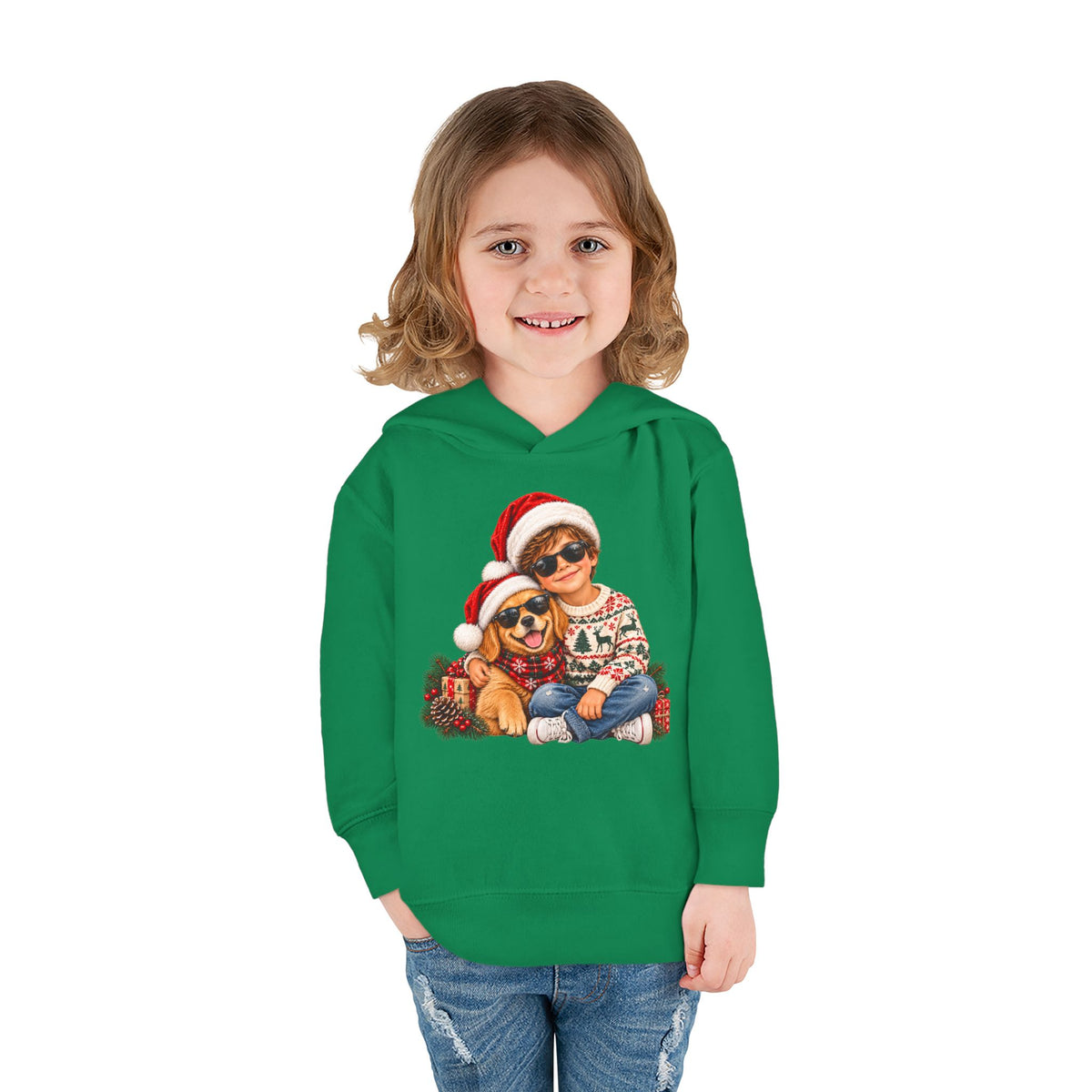 Toddler Christmas Family Bear Pullover Hoodie