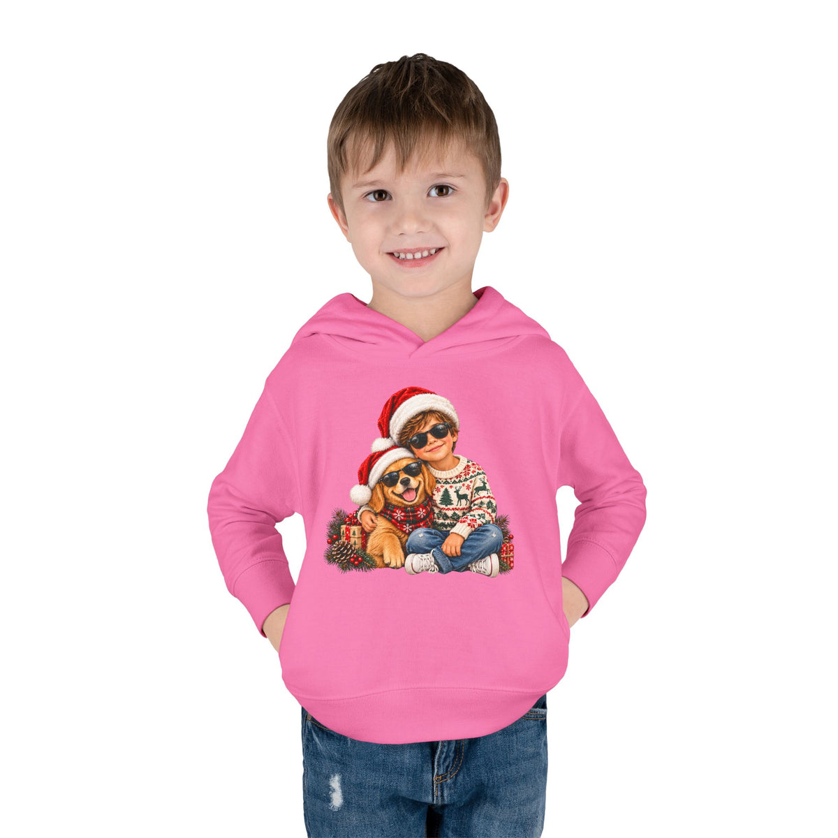 Toddler Christmas Family Bear Pullover Hoodie