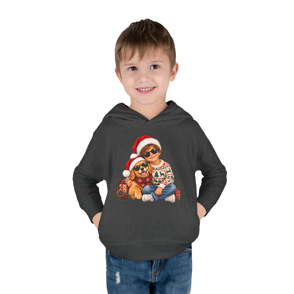 Toddler Christmas Family Bear Pullover Hoodie