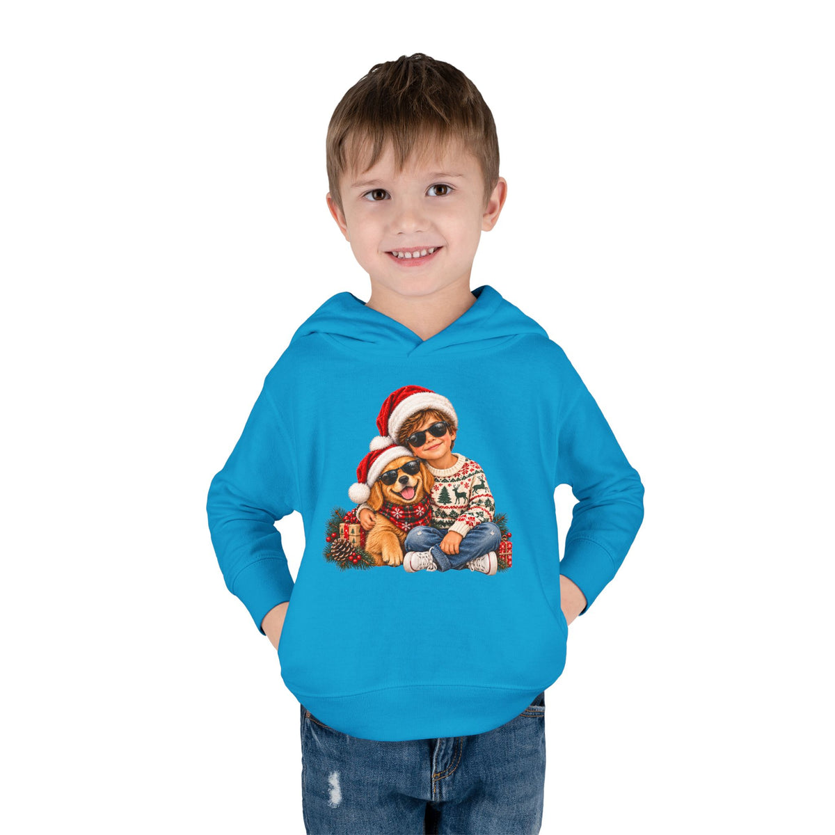 Toddler Christmas Family Bear Pullover Hoodie