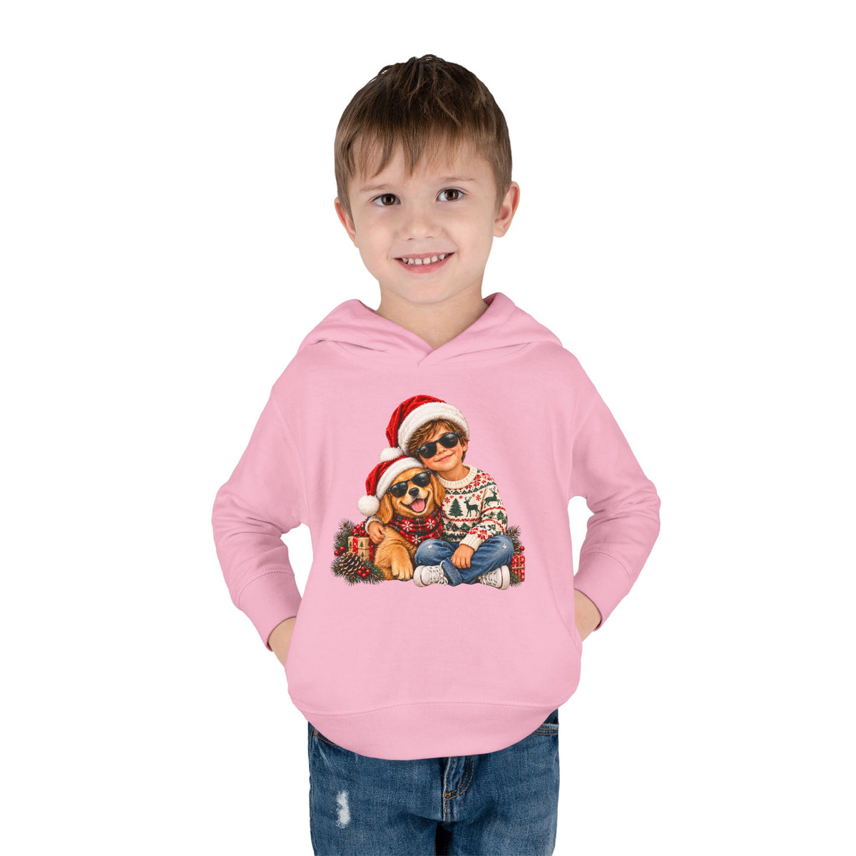 Toddler Christmas Family Bear Pullover Hoodie