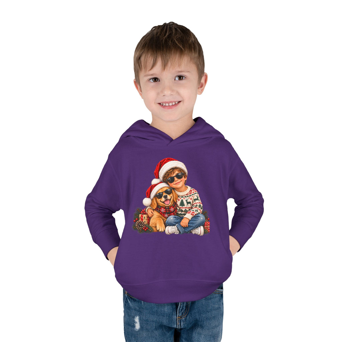 Toddler Christmas Family Bear Pullover Hoodie
