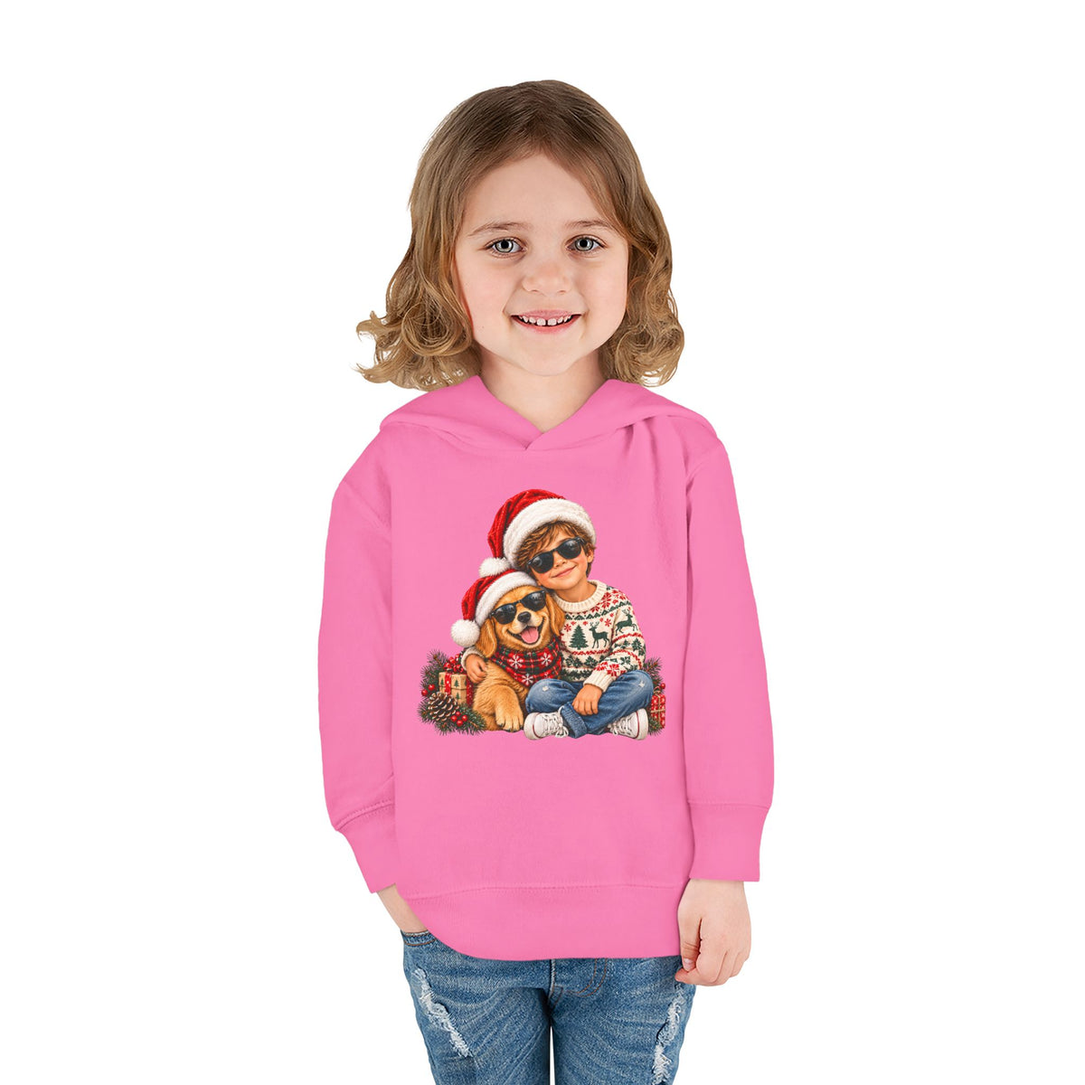 Toddler Christmas Family Bear Pullover Hoodie