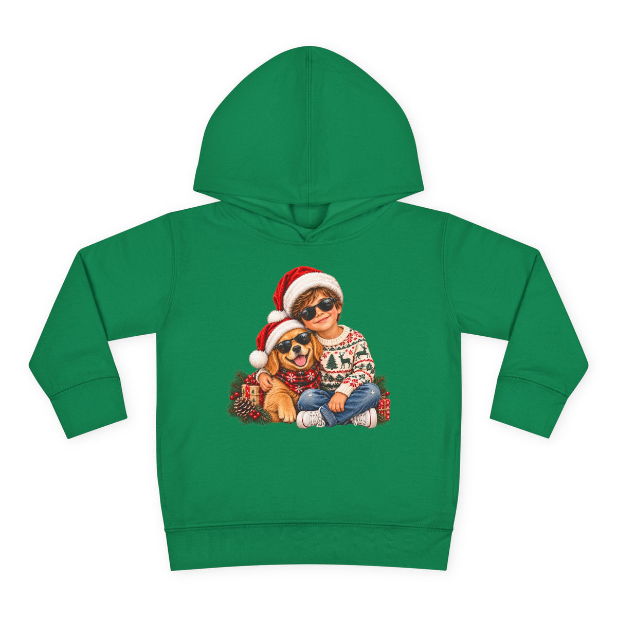Toddler Christmas Family Bear Pullover Hoodie