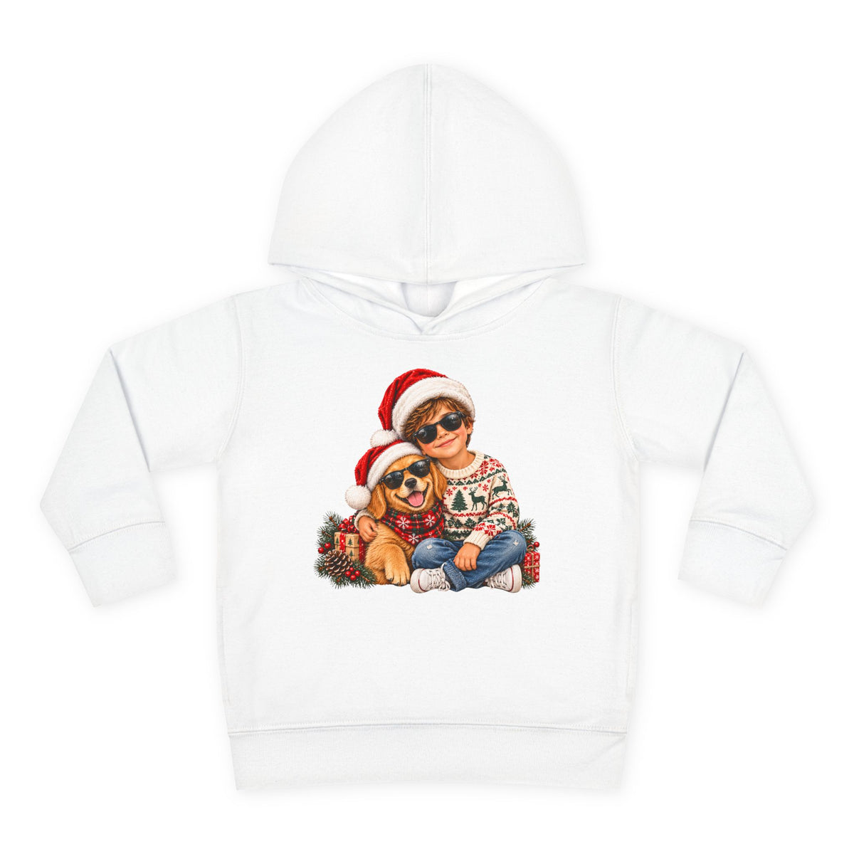 Toddler Christmas Family Bear Pullover Hoodie