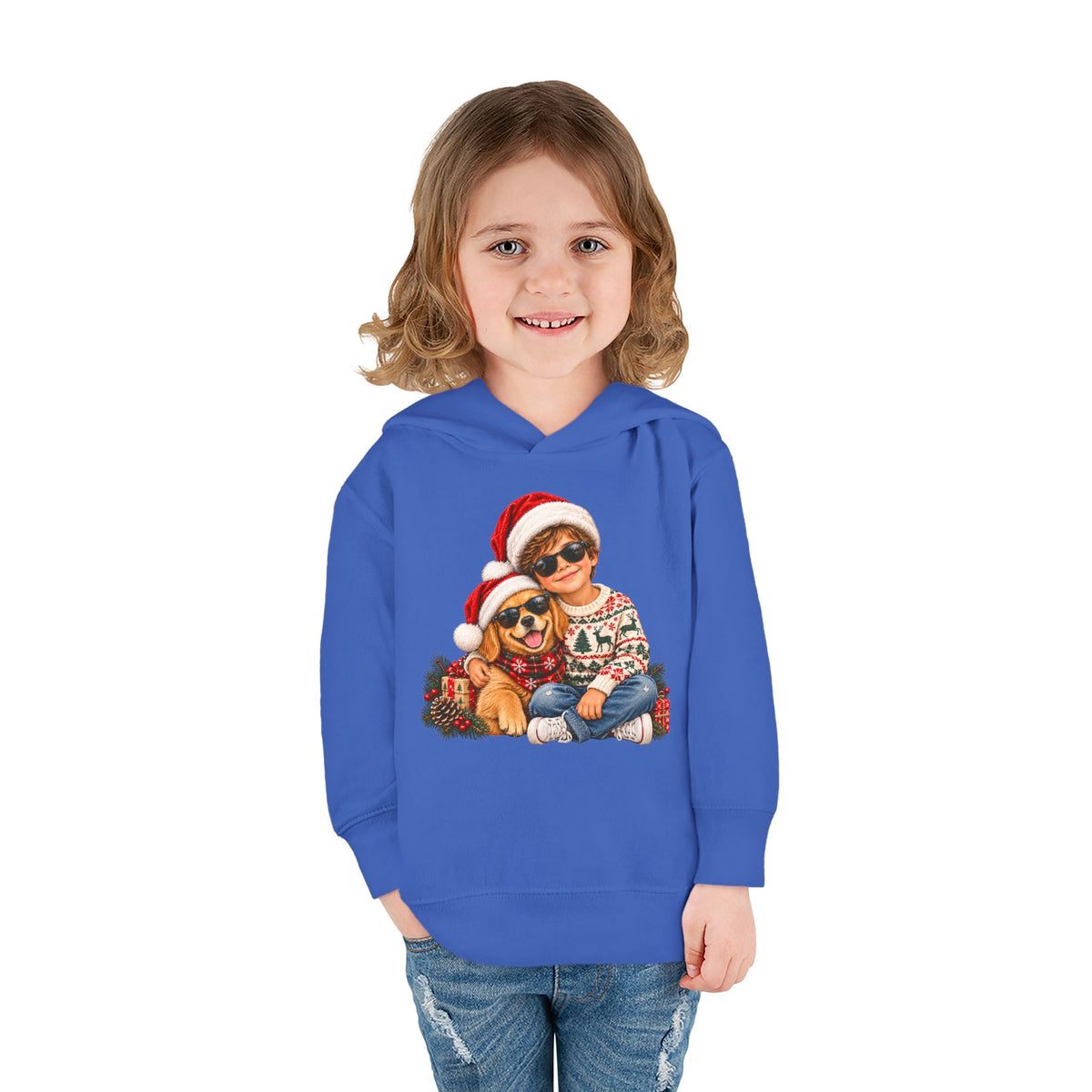 Toddler Christmas Family Bear Pullover Hoodie