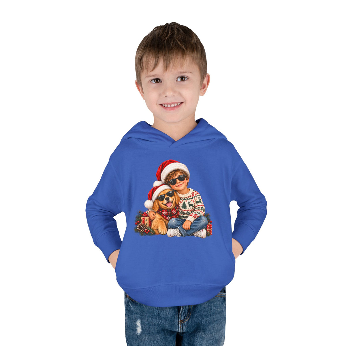 Toddler Christmas Family Bear Pullover Hoodie