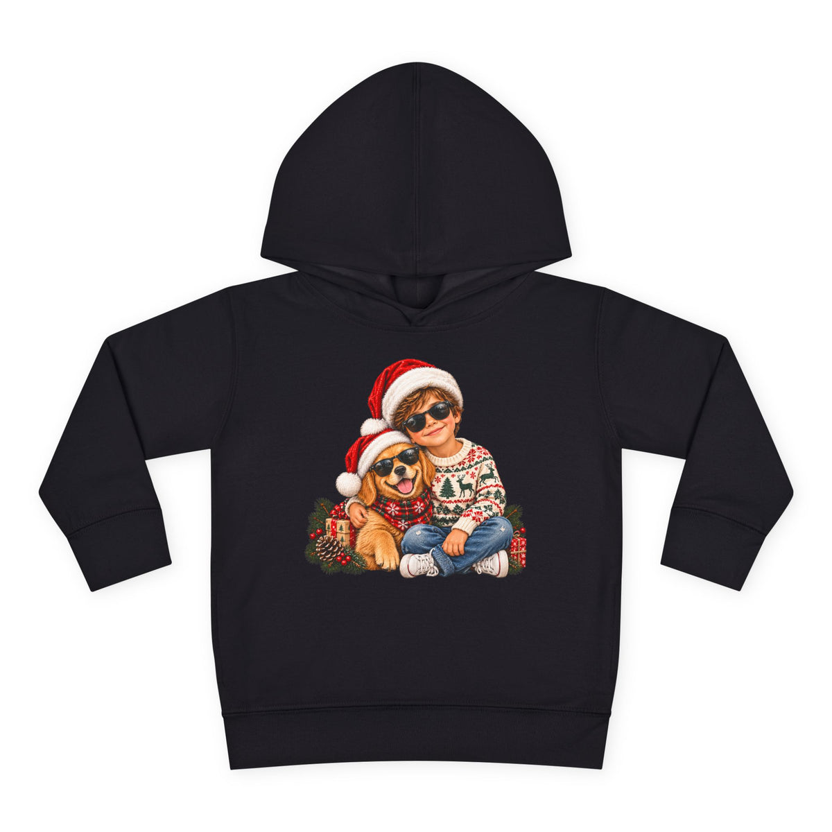 Toddler Christmas Family Bear Pullover Hoodie