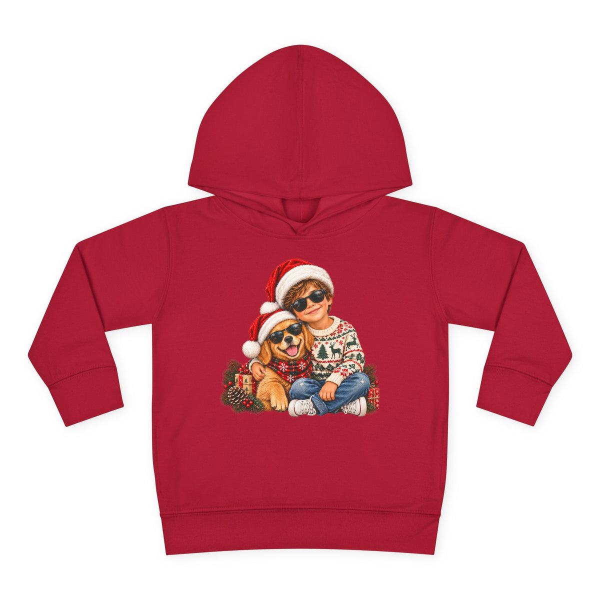 Toddler Christmas Family Bear Pullover Hoodie