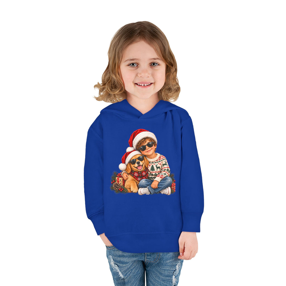 Toddler Christmas Family Bear Pullover Hoodie