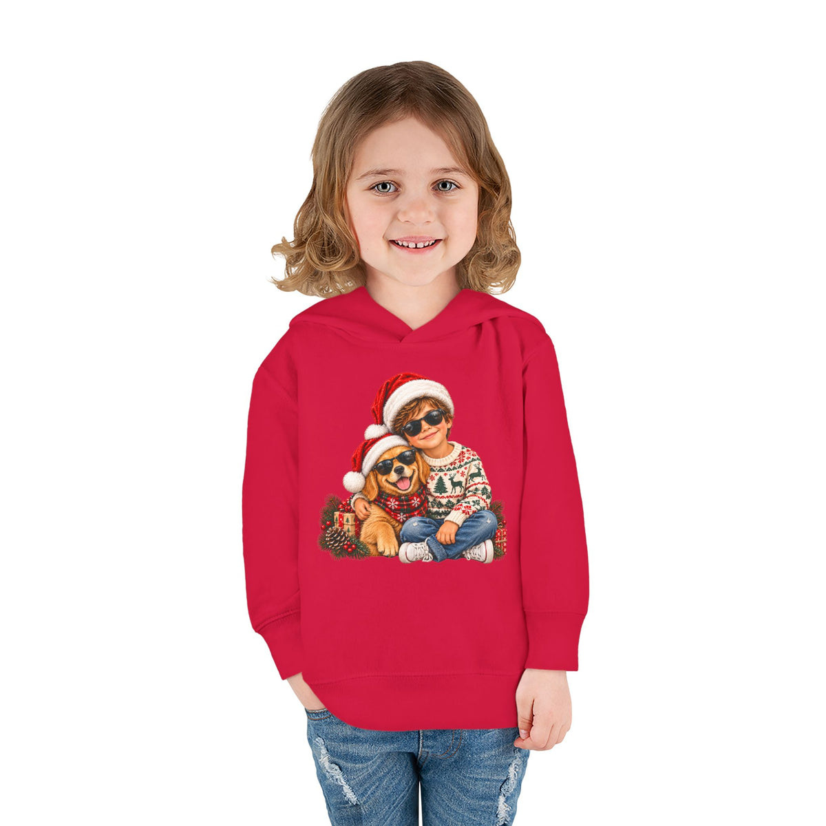 Toddler Christmas Family Bear Pullover Hoodie