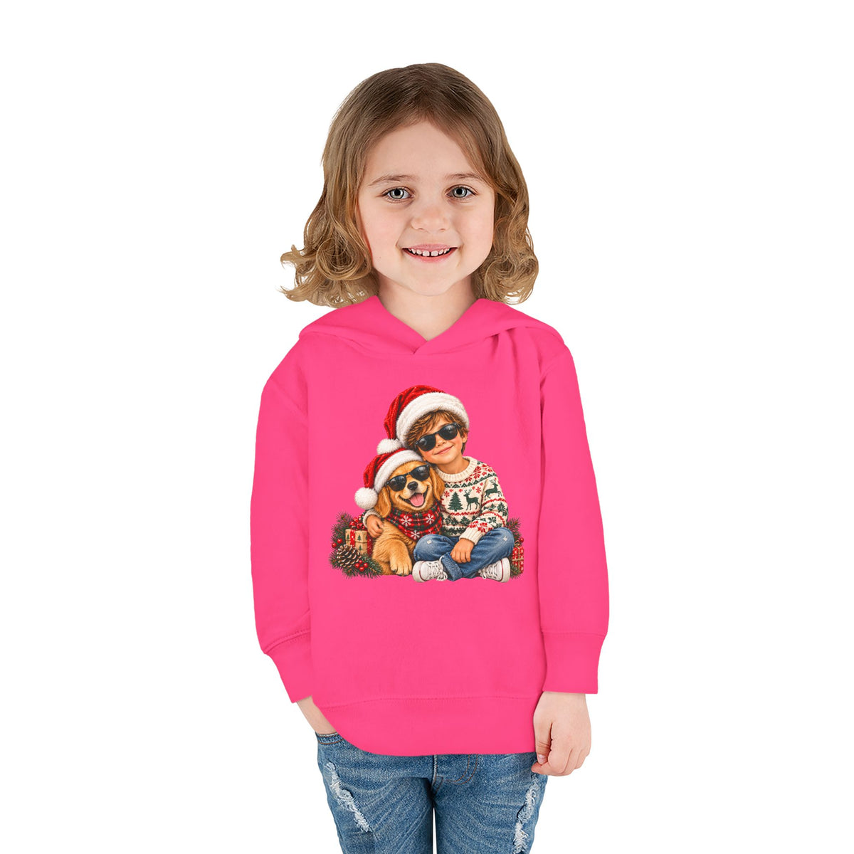 Toddler Christmas Family Bear Pullover Hoodie